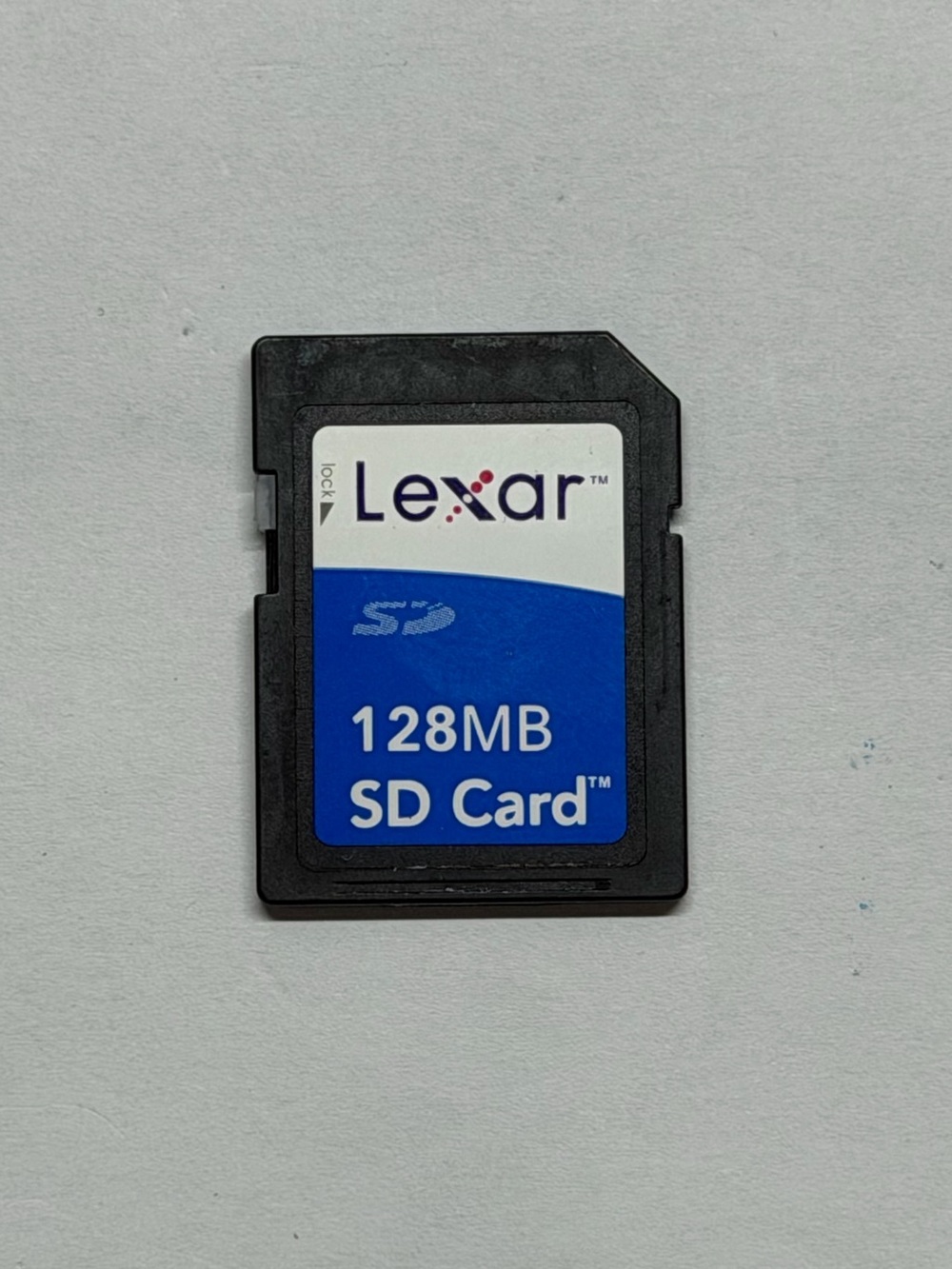 Lexar 128MB SD Memory Card Vintage Digicam Camera Storage